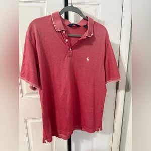 Hart Schaffner Marx Red Polo Shirt